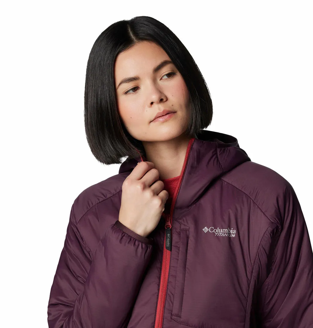 Columbia Women Red Omni-Shield Silver Leaf II Stretch Insulated Jacket