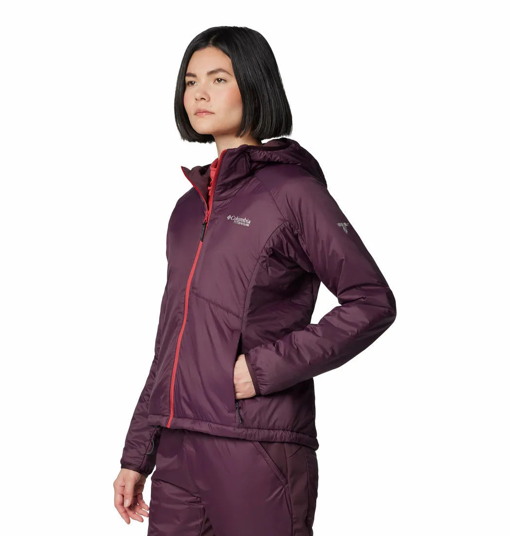 Columbia Women Red Omni-Shield Silver Leaf II Stretch Insulated Jacket