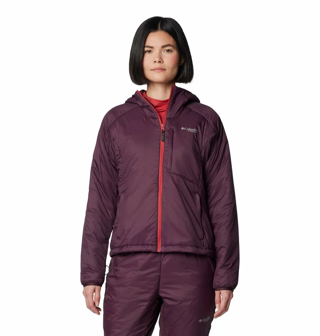 Columbia Women Red Omni-Shield Silver Leaf II Stretch Insulated Jacket