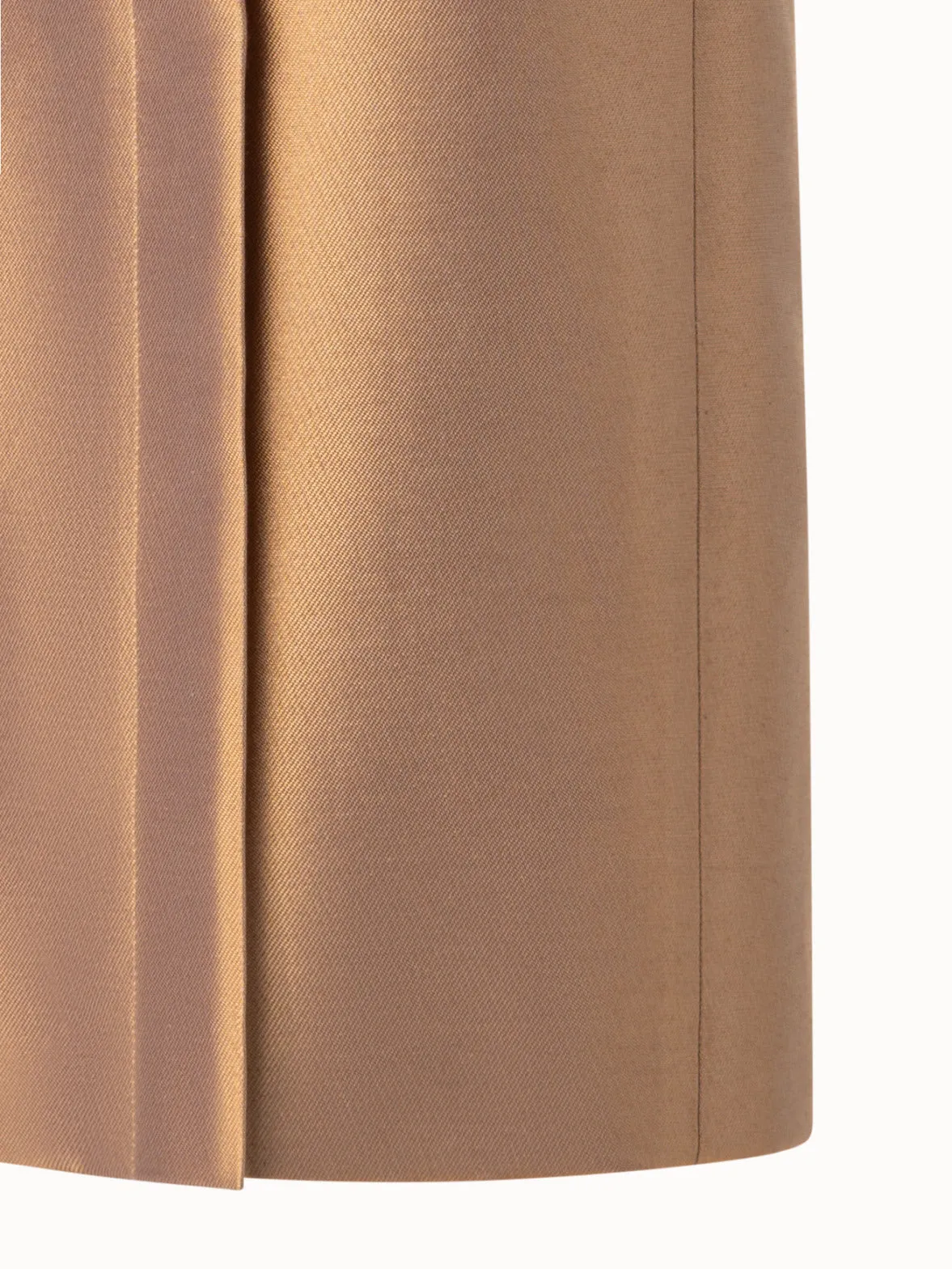 Cotton and Lurex Pencil Skirt with Slit Akris