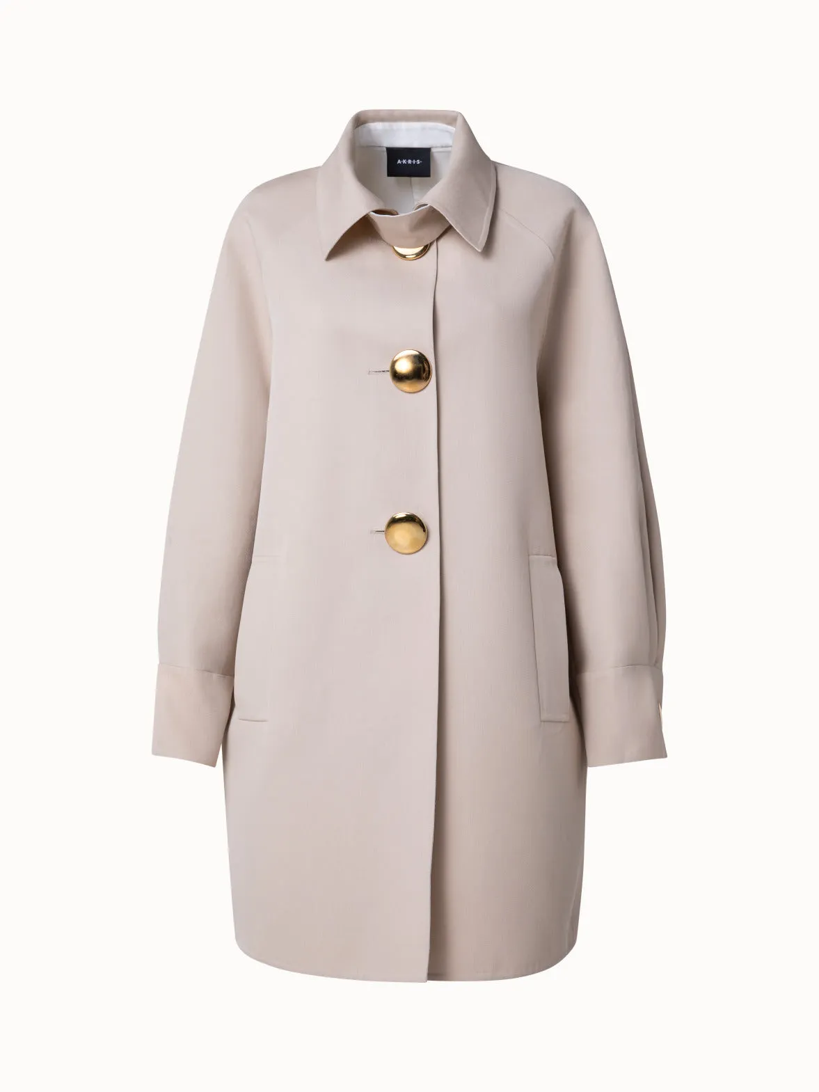 Cotton Double-Face Coat Akris