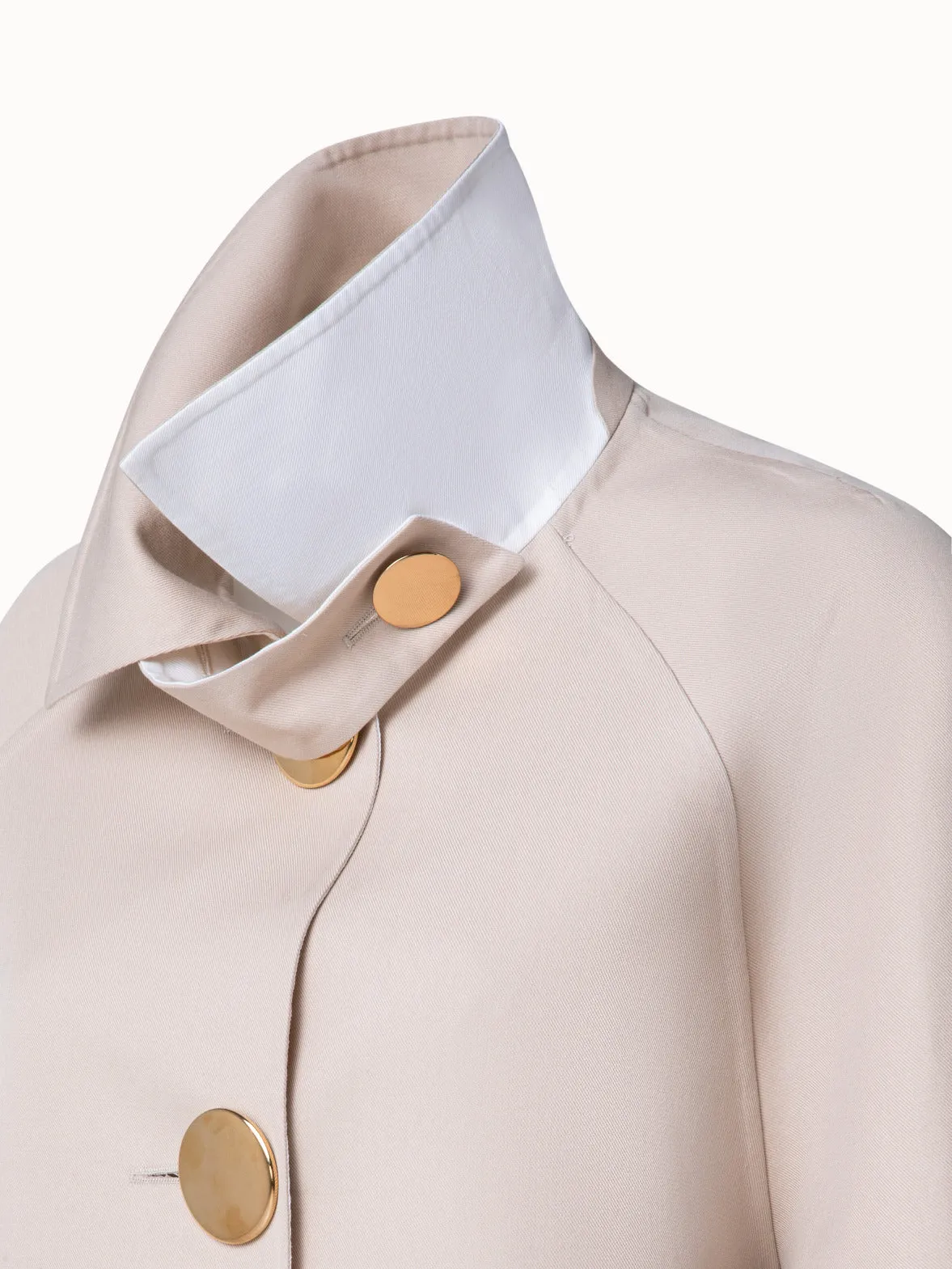 Cotton Double-Face Coat Akris