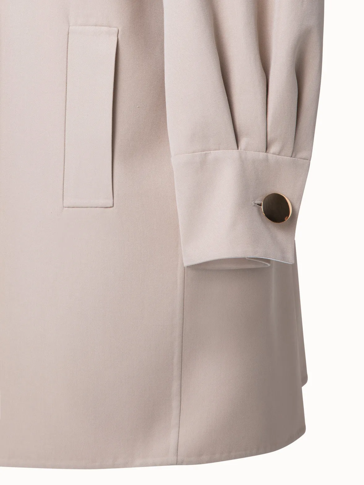 Cotton Double-Face Coat Akris