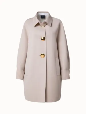 Cotton Double-Face Coat Akris