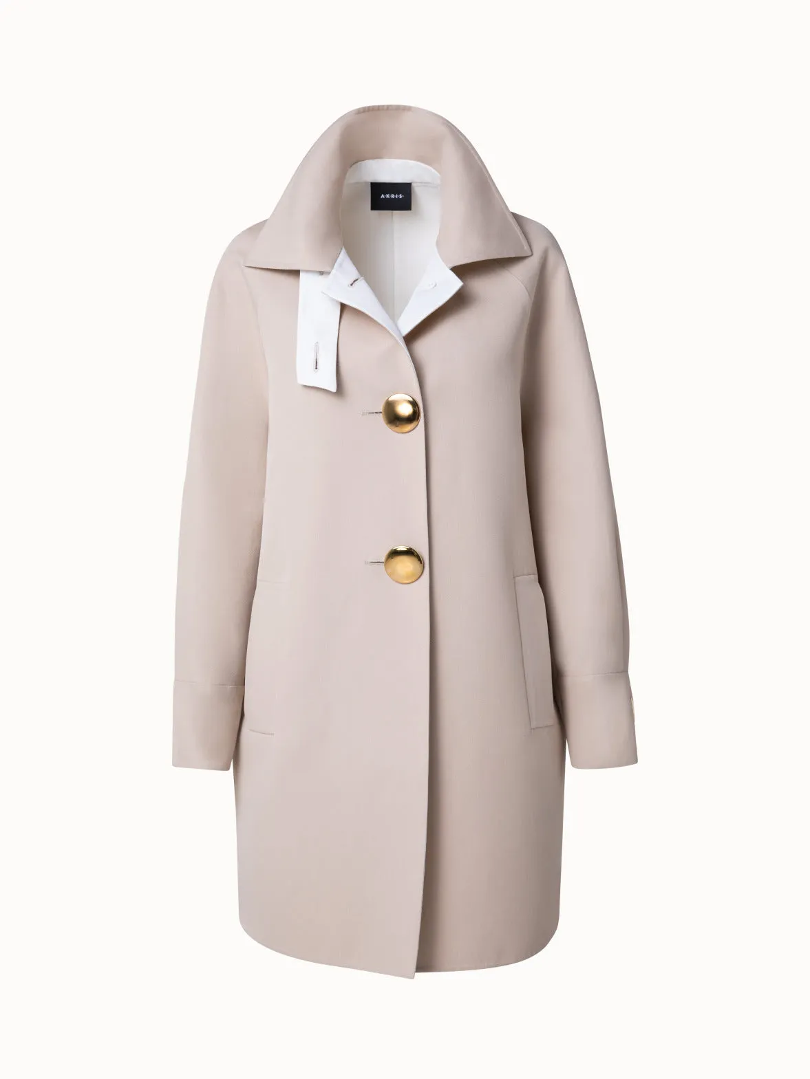 Cotton Double-Face Coat Akris