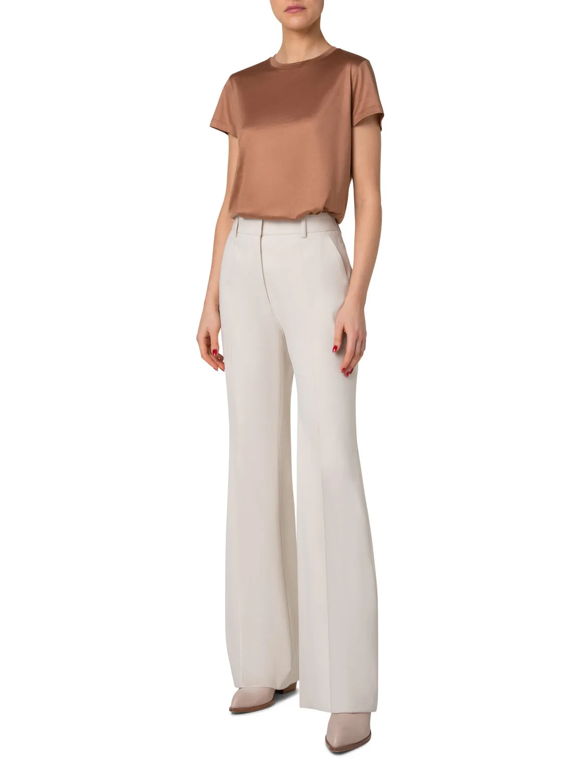 Cotton Jersey T-Shirt Akris