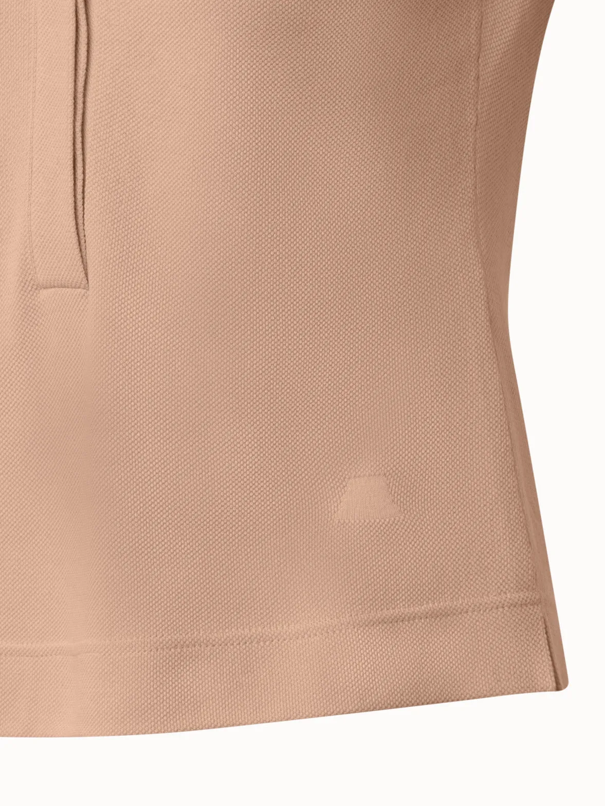 Cotton Knit Polo Shirt Akris