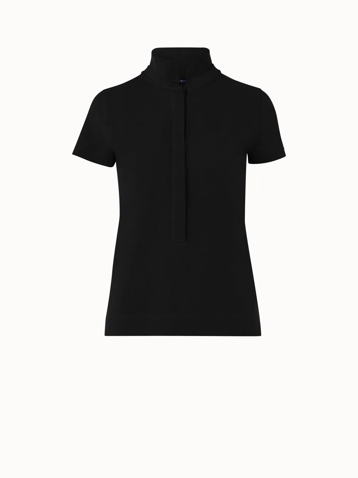 Cotton Knit Polo Shirt Akris