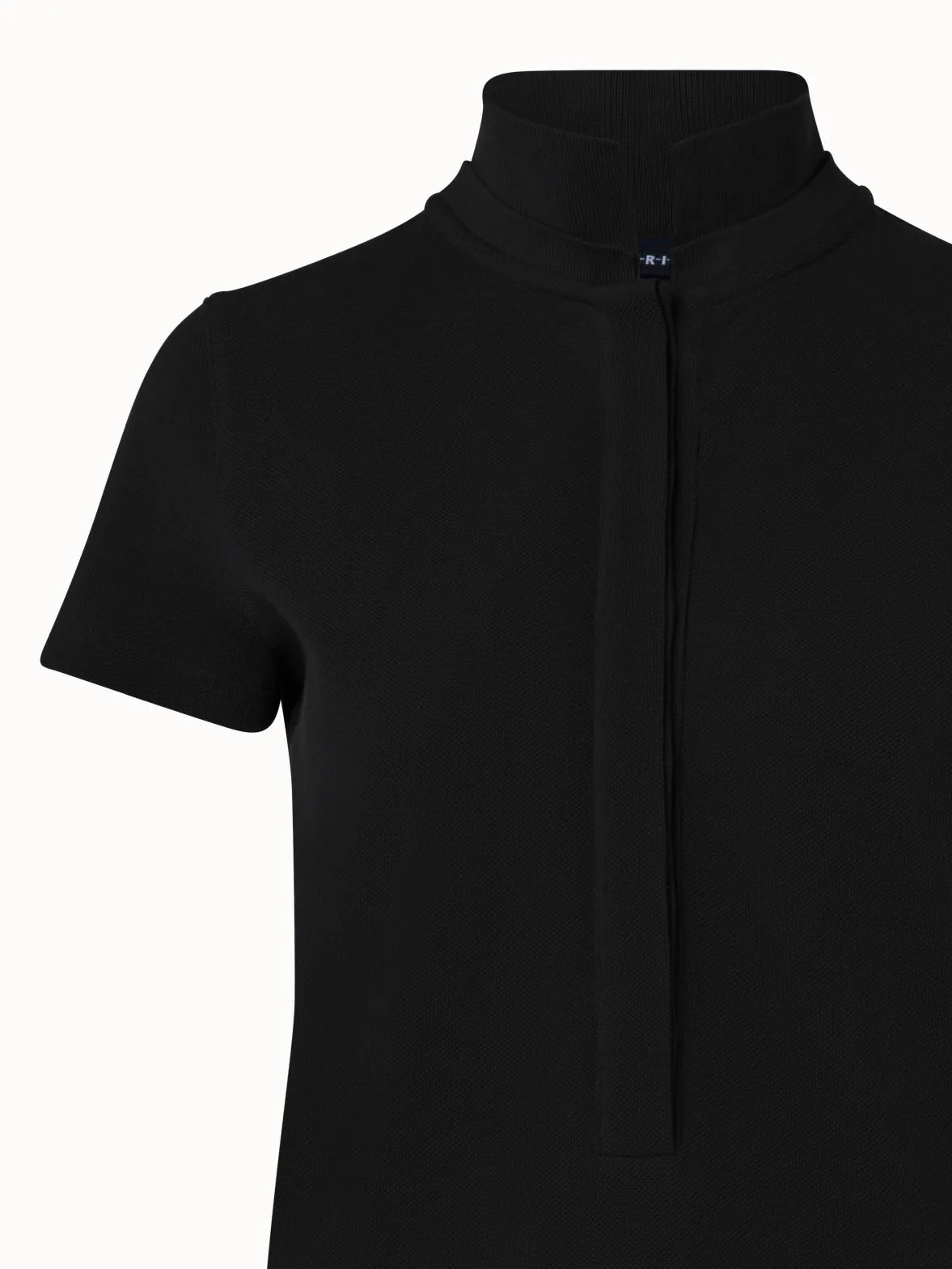 Cotton Knit Polo Shirt Akris