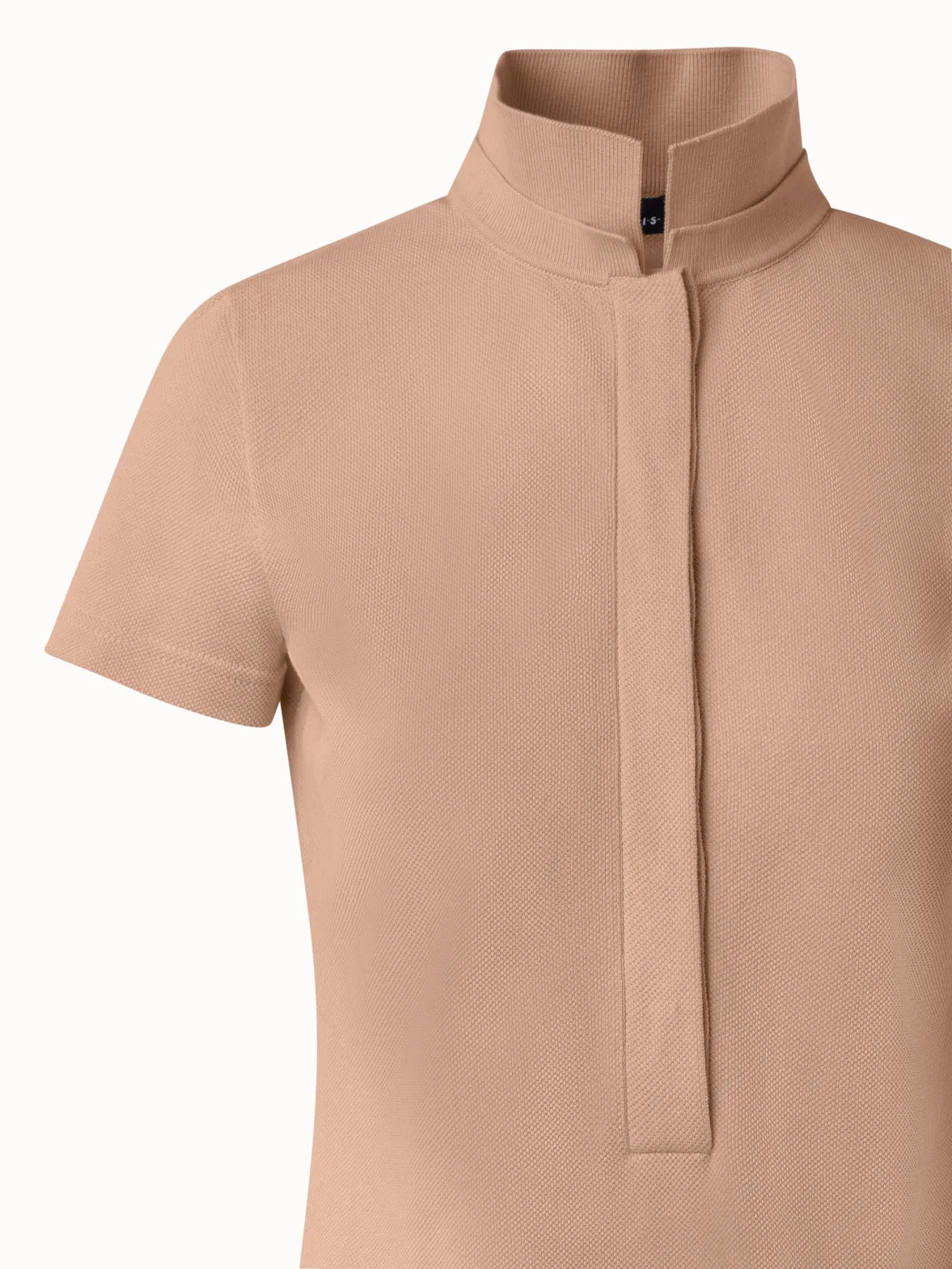 Cotton Knit Polo Shirt Akris