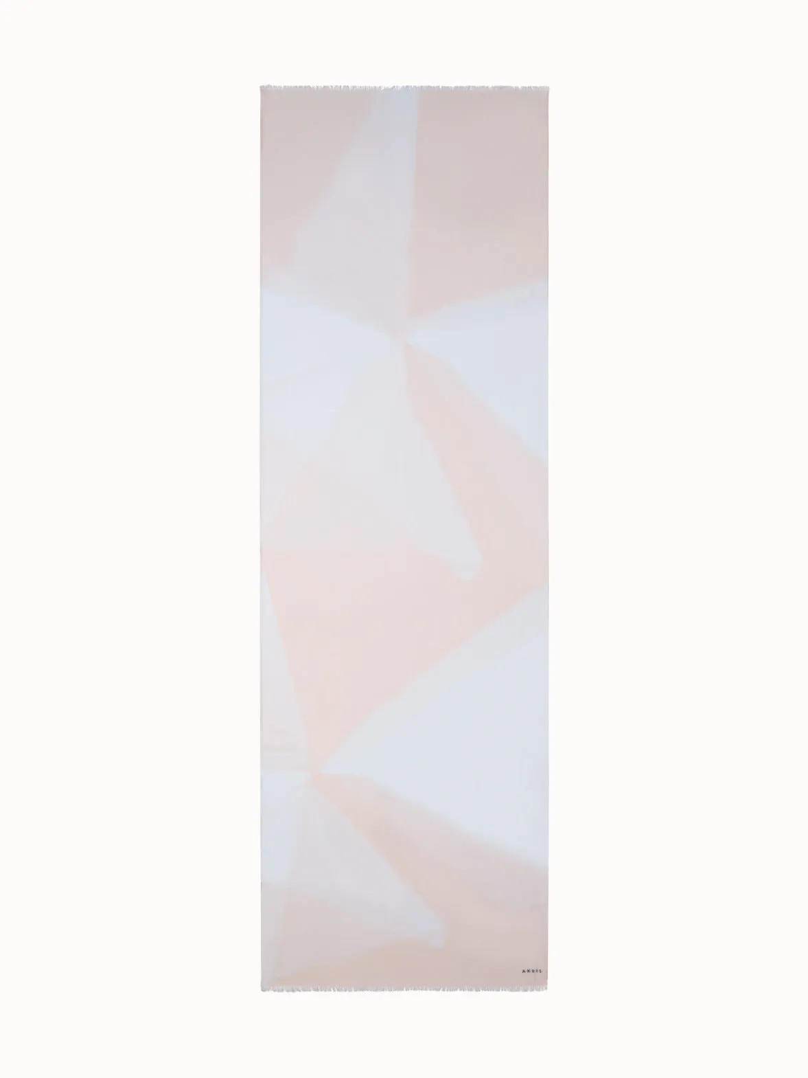Cotton Silk Scarf with Chiaroscuro Print Akris