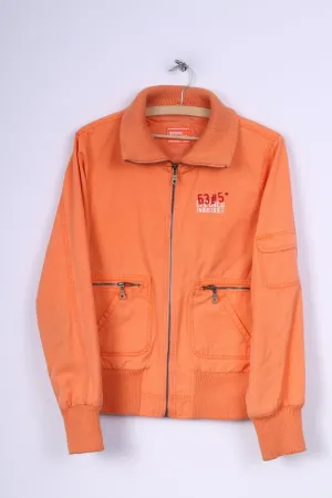 Crazy World Womens L 40/42 Jacket Lightweight Full Zipper Jungle Mode Cotton 2 Pocket Top