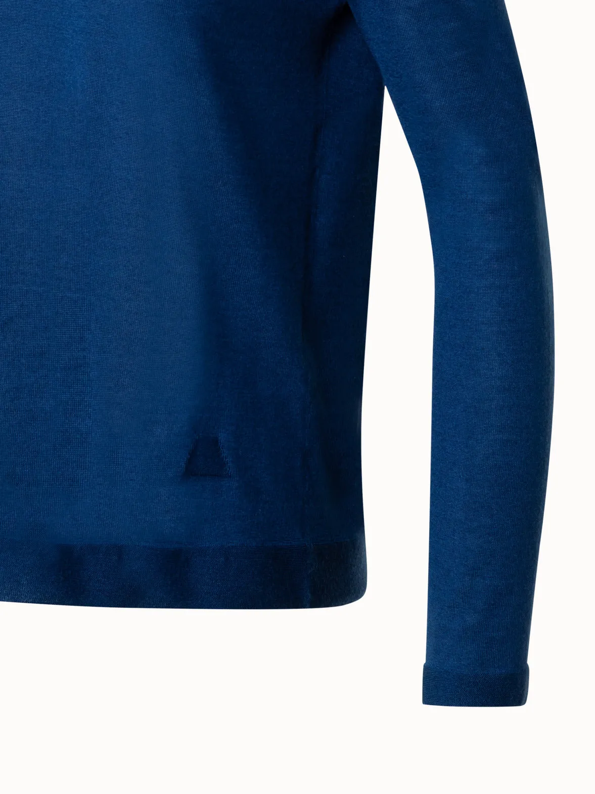 Crew Neck Cashmere Silk Sweater Akris