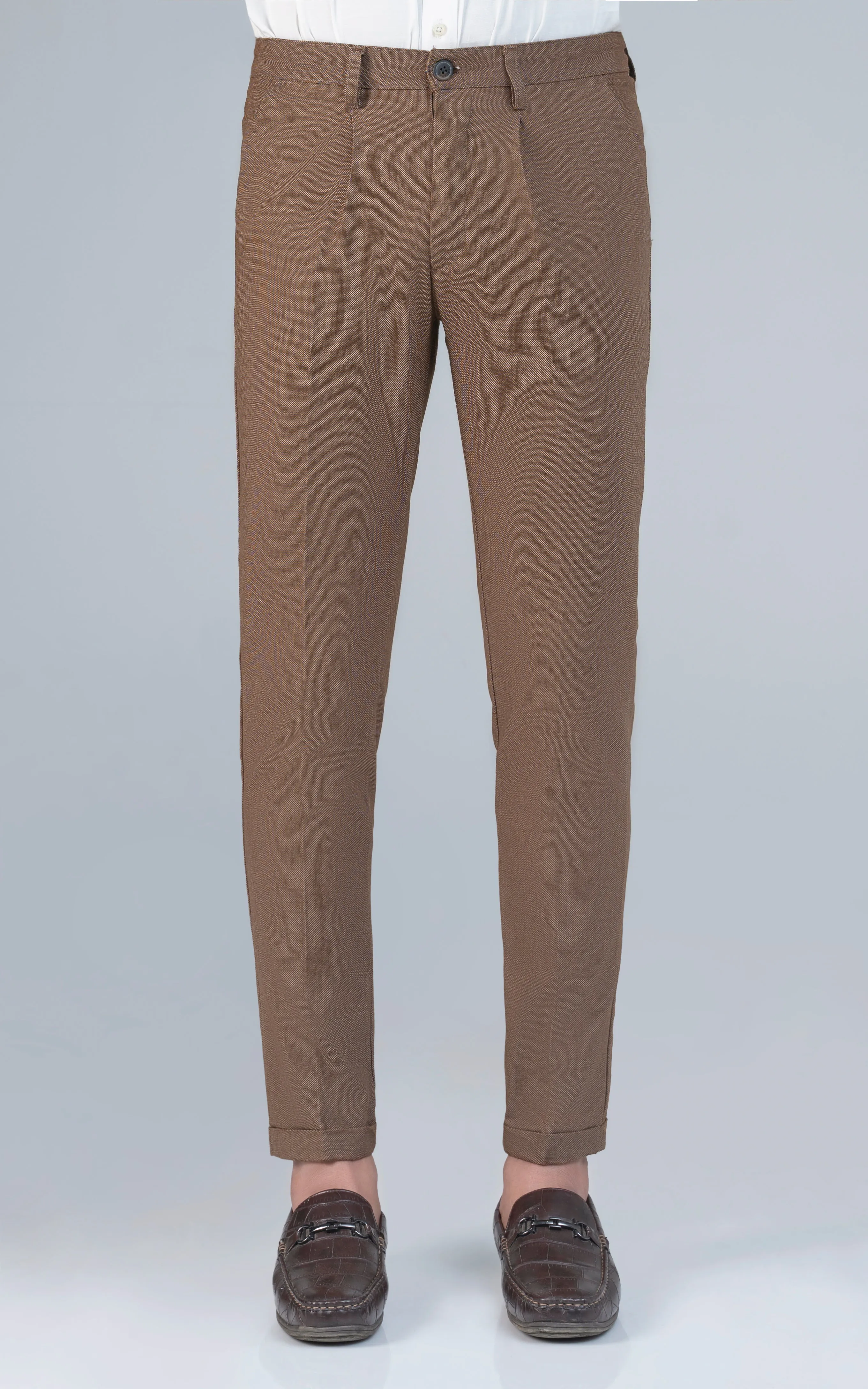 CROSS POCKET TEXTURED PANT KHAKI
