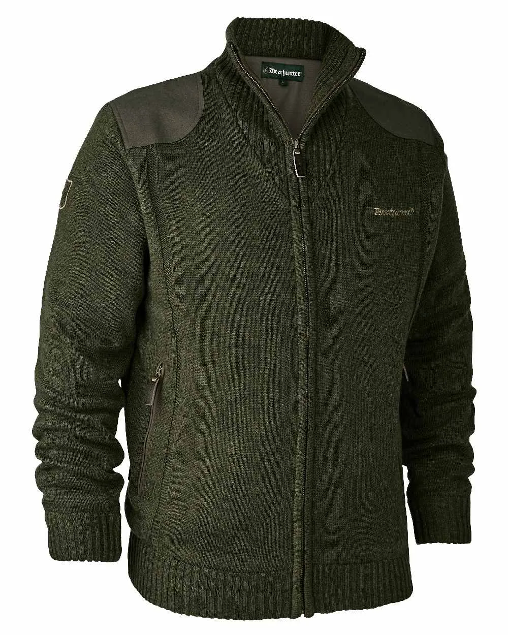 Deerhunter Carlisle Knit Full Zip Sweater with Stormliner