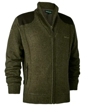 Deerhunter Carlisle Knit Full Zip Sweater with Stormliner
