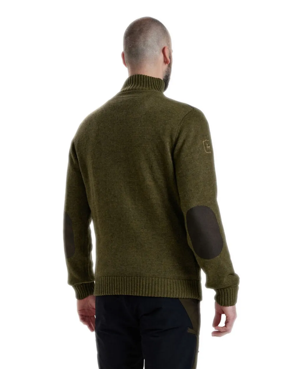 Deerhunter Carlisle Knit Full Zip Sweater with Stormliner