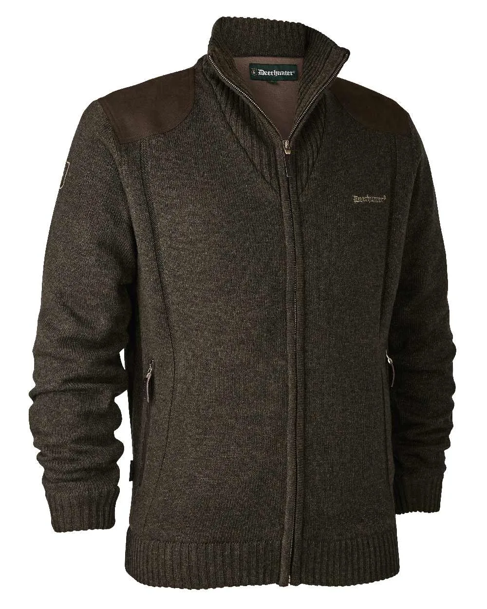 Deerhunter Carlisle Knit Full Zip Sweater with Stormliner
