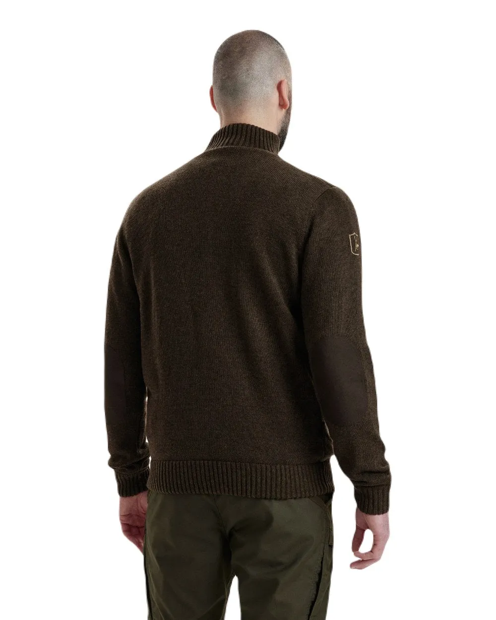 Deerhunter Carlisle Knit Full Zip Sweater with Stormliner