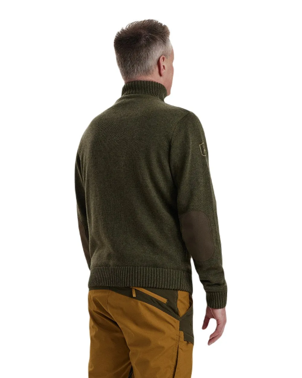 Deerhunter Carlisle Knit Zip Neck Sweater with Stormliner