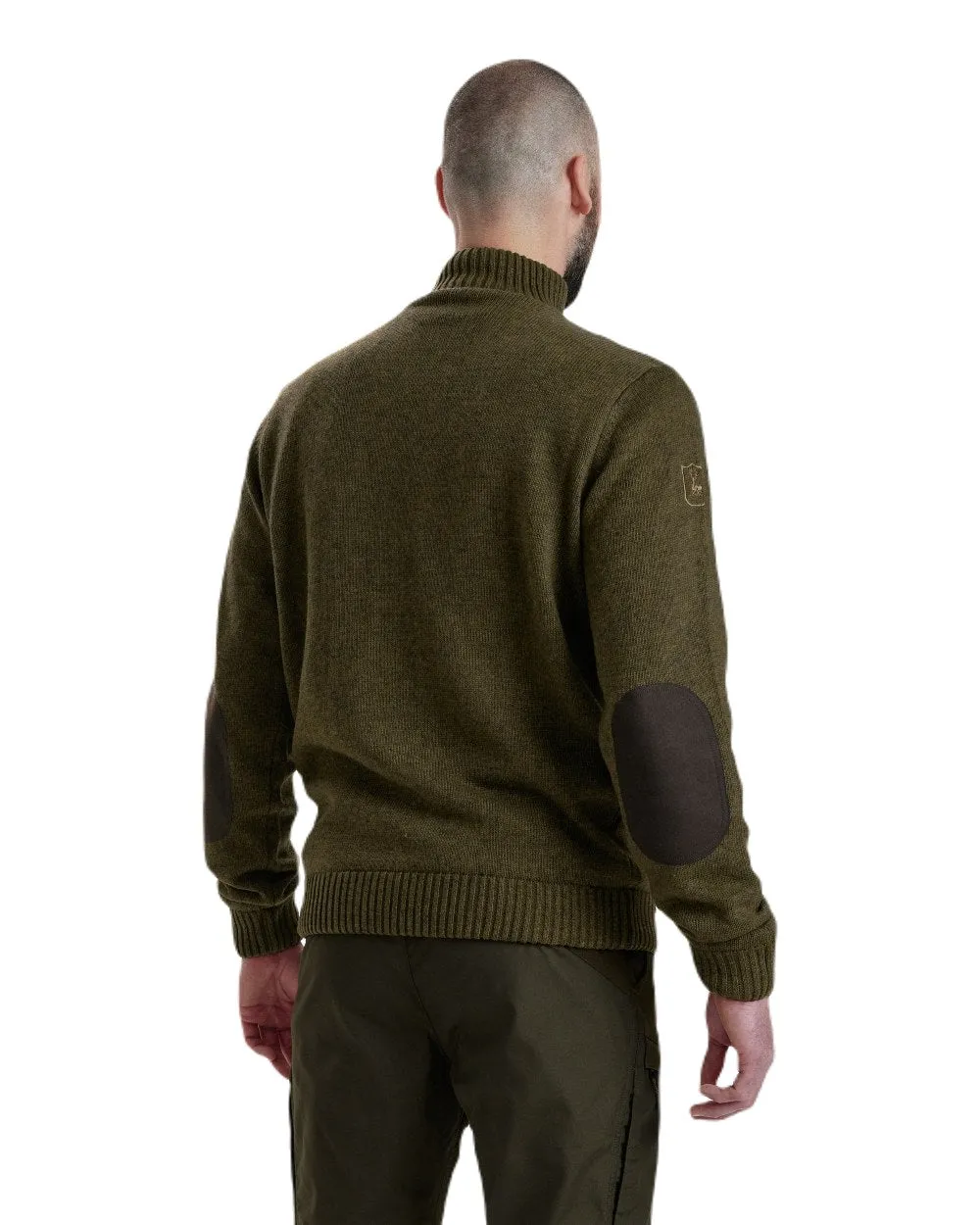 Deerhunter Carlisle Knit Zip Neck Sweater with Stormliner