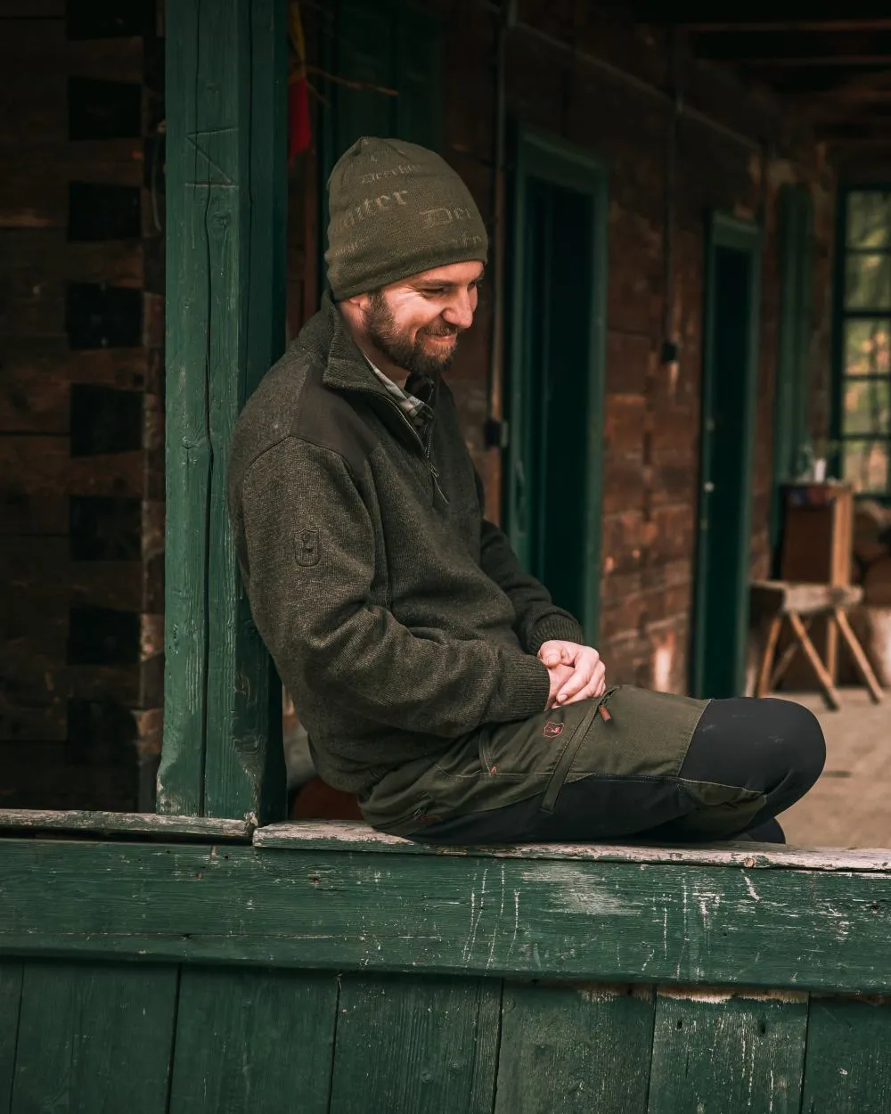 Deerhunter Sheffield Zip Neck Sweater