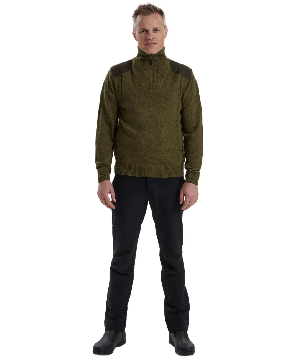 Deerhunter Sheffield Zip Neck Sweater