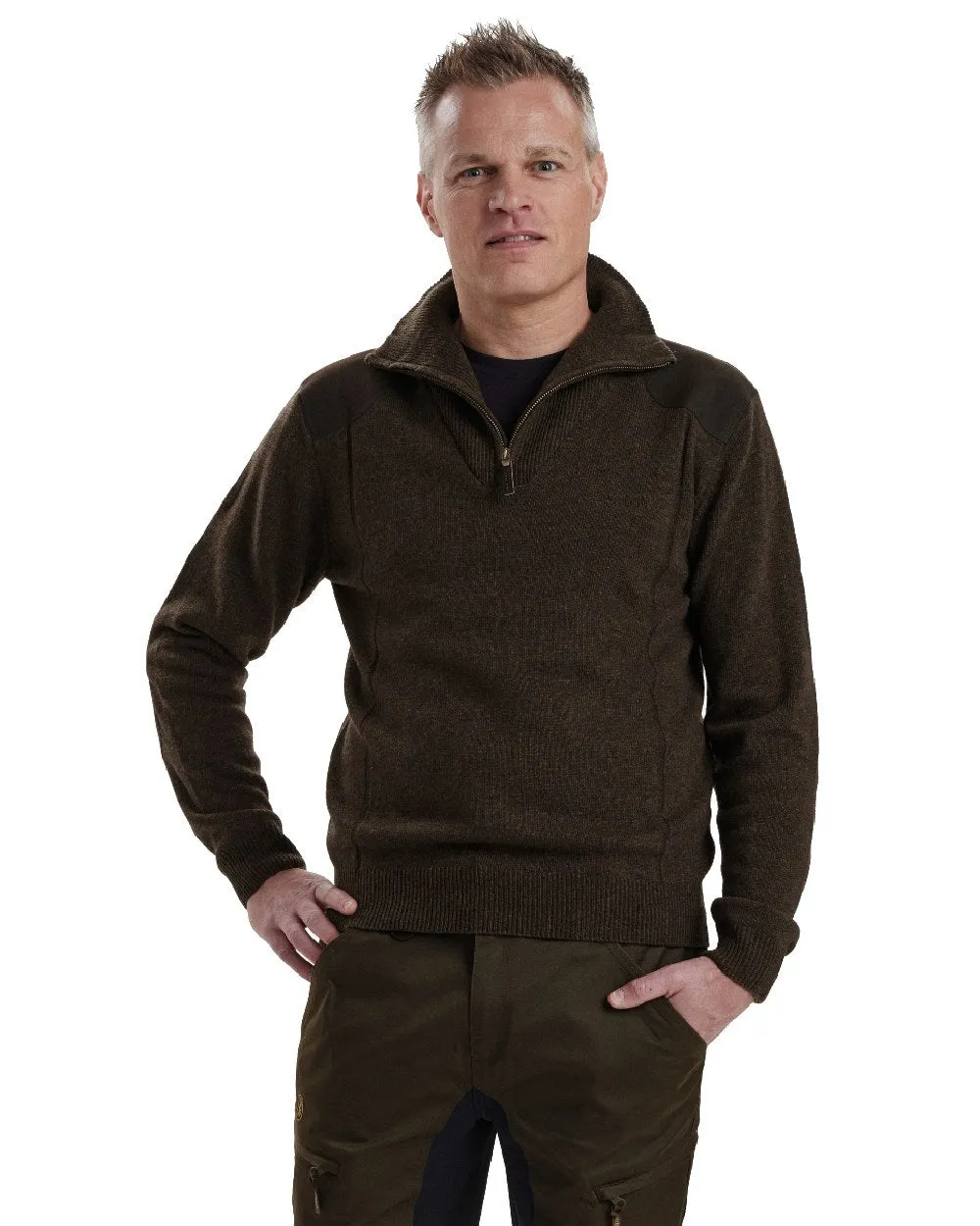 Deerhunter Sheffield Zip Neck Sweater