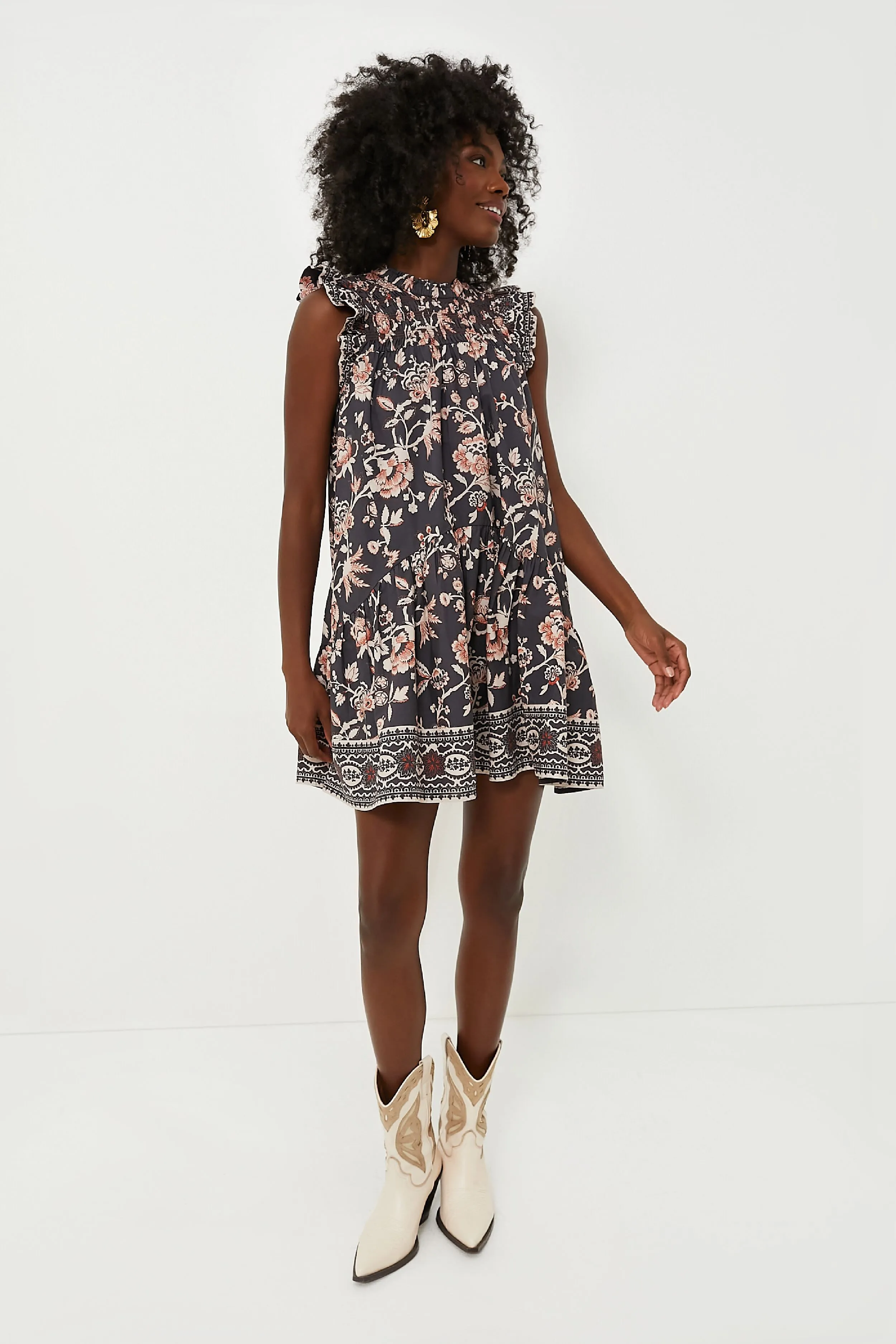 Devon Print Viola Mini Dress