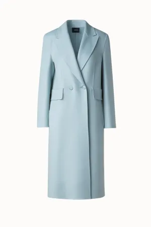 Double Breasted Coat in Cashmere Double-Face Akris