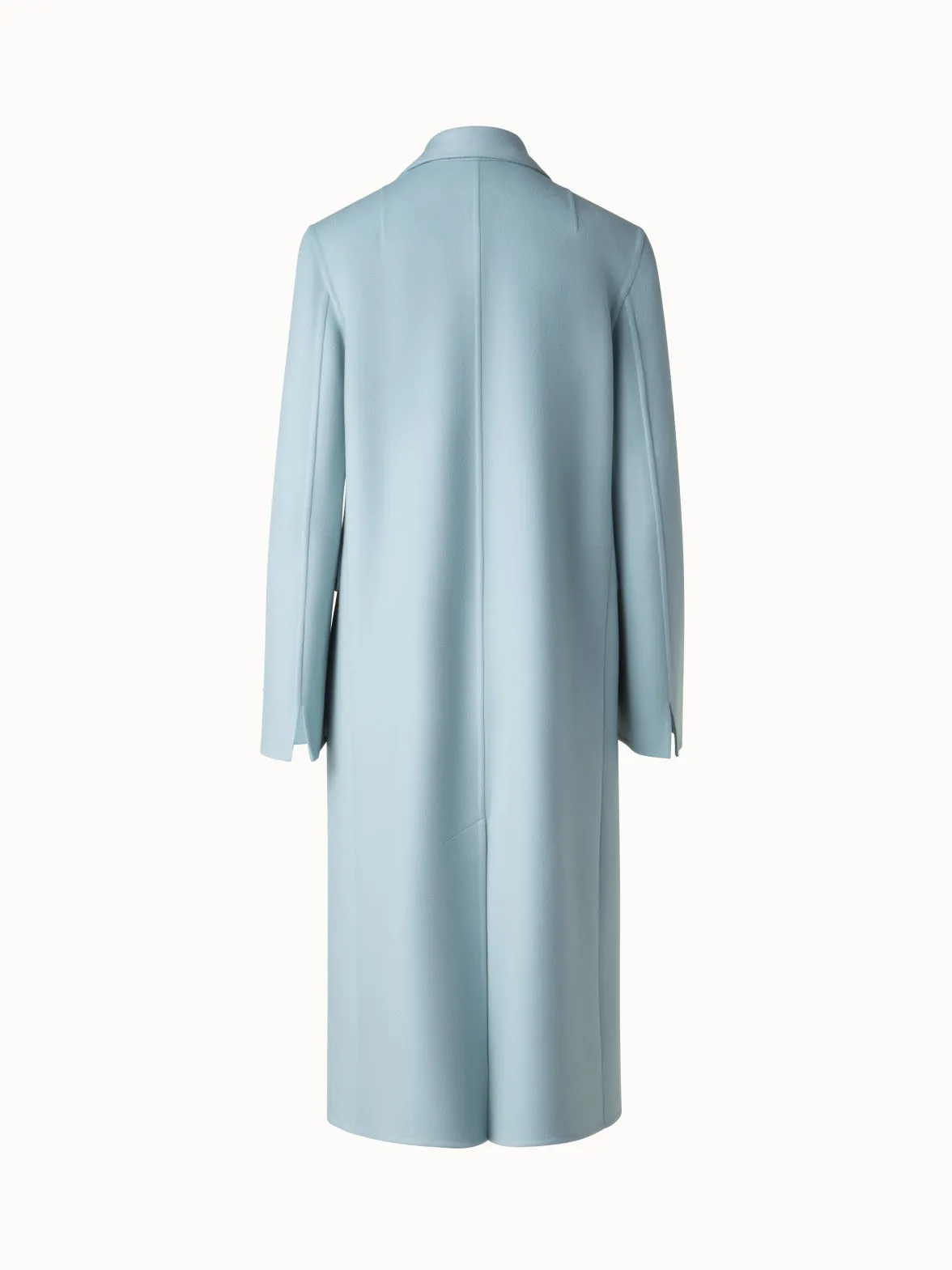 Double Breasted Coat in Cashmere Double-Face Akris