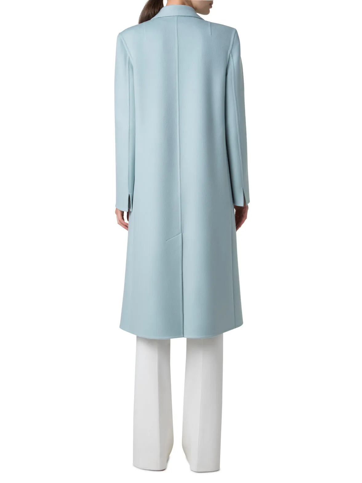 Double Breasted Coat in Cashmere Double-Face Akris