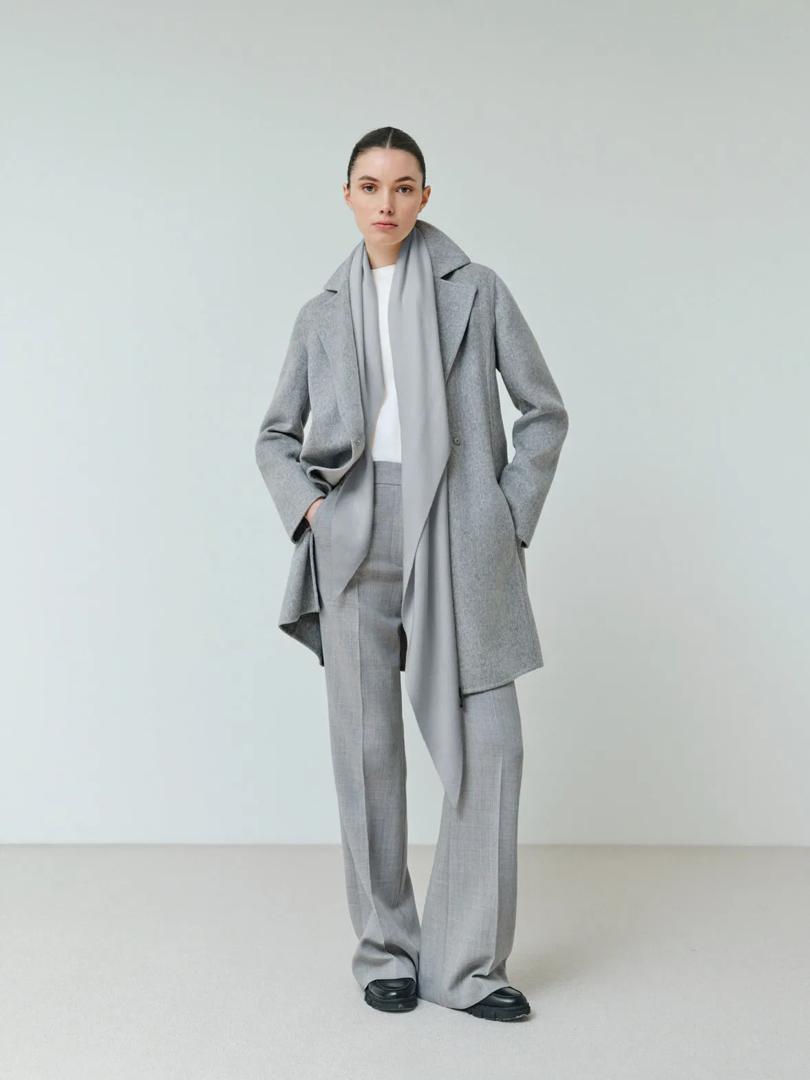 Double-Face Cashmere Coat Akris