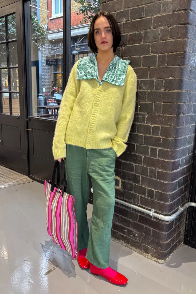 Dr Denim Tom Brushed Light Yellow Cardigan