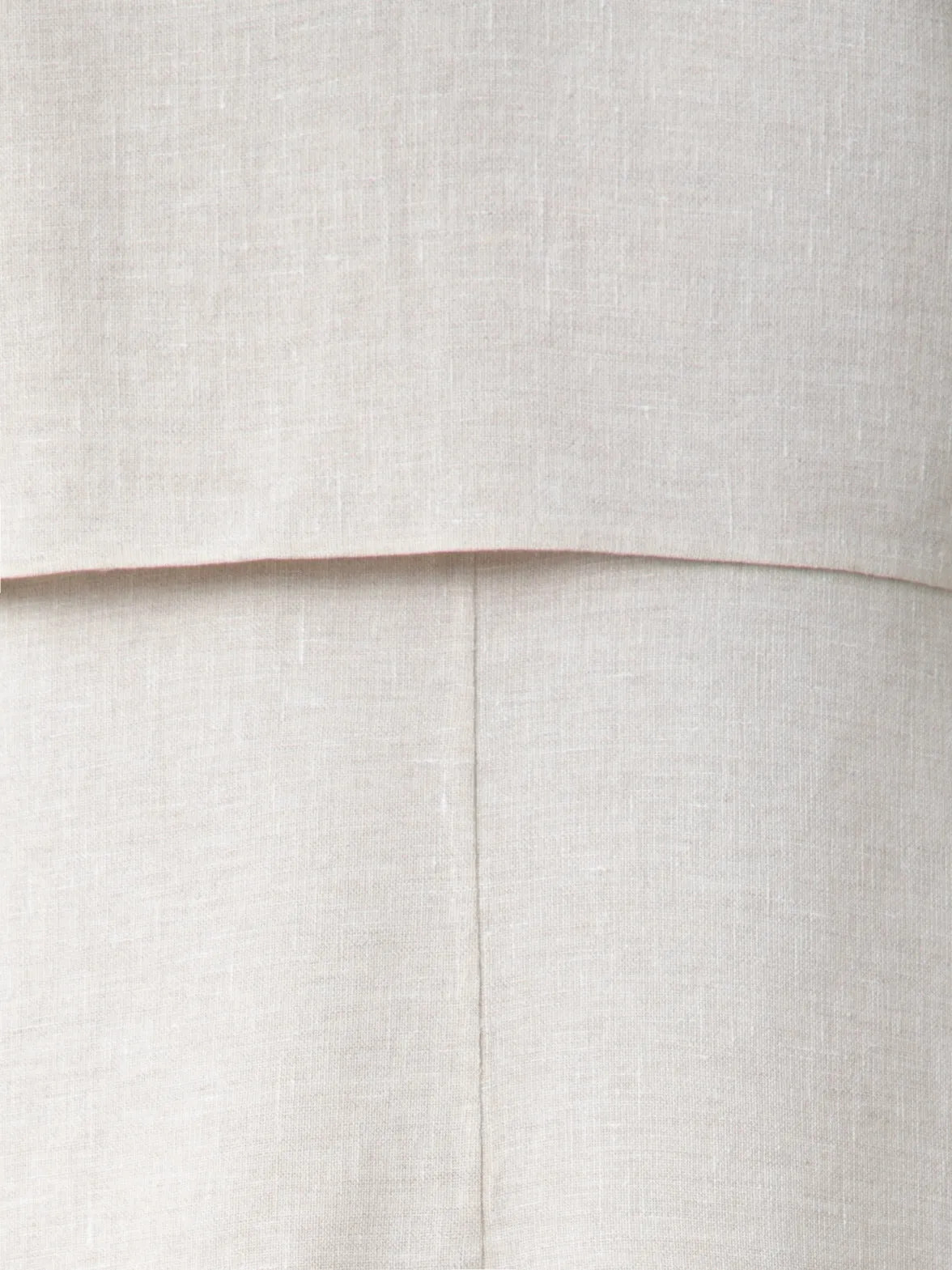 Duo Coat - Vest and Bolero in Linen Double-Face Akris