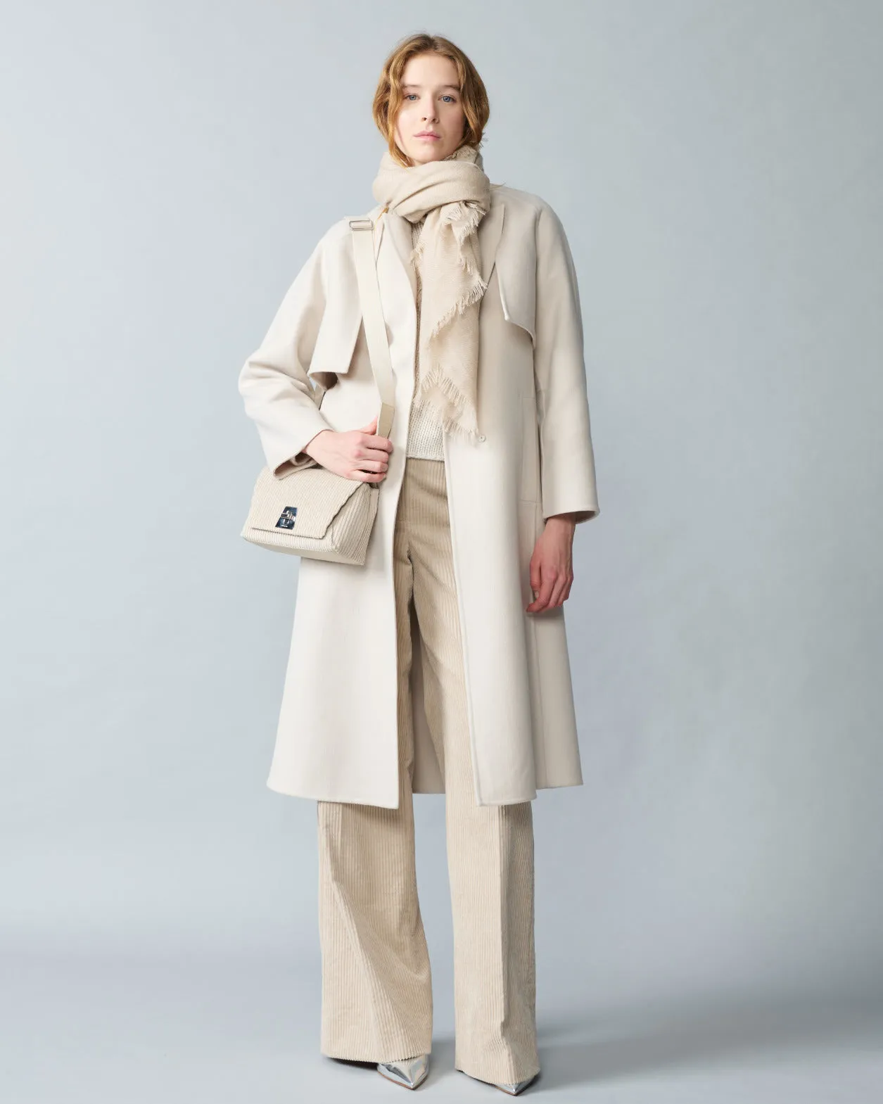 Duo Coat - Wool Vest and Bolero Jacket Akris