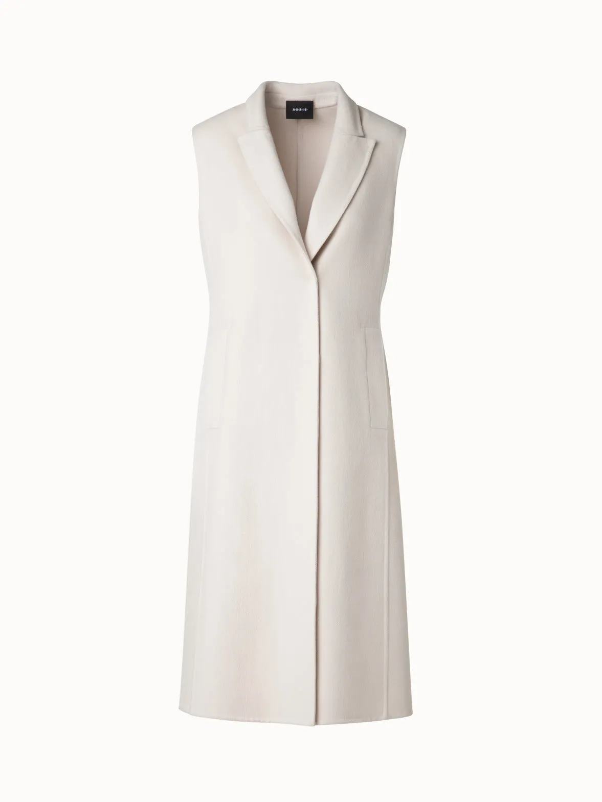 Duo Coat - Wool Vest and Bolero Jacket Akris