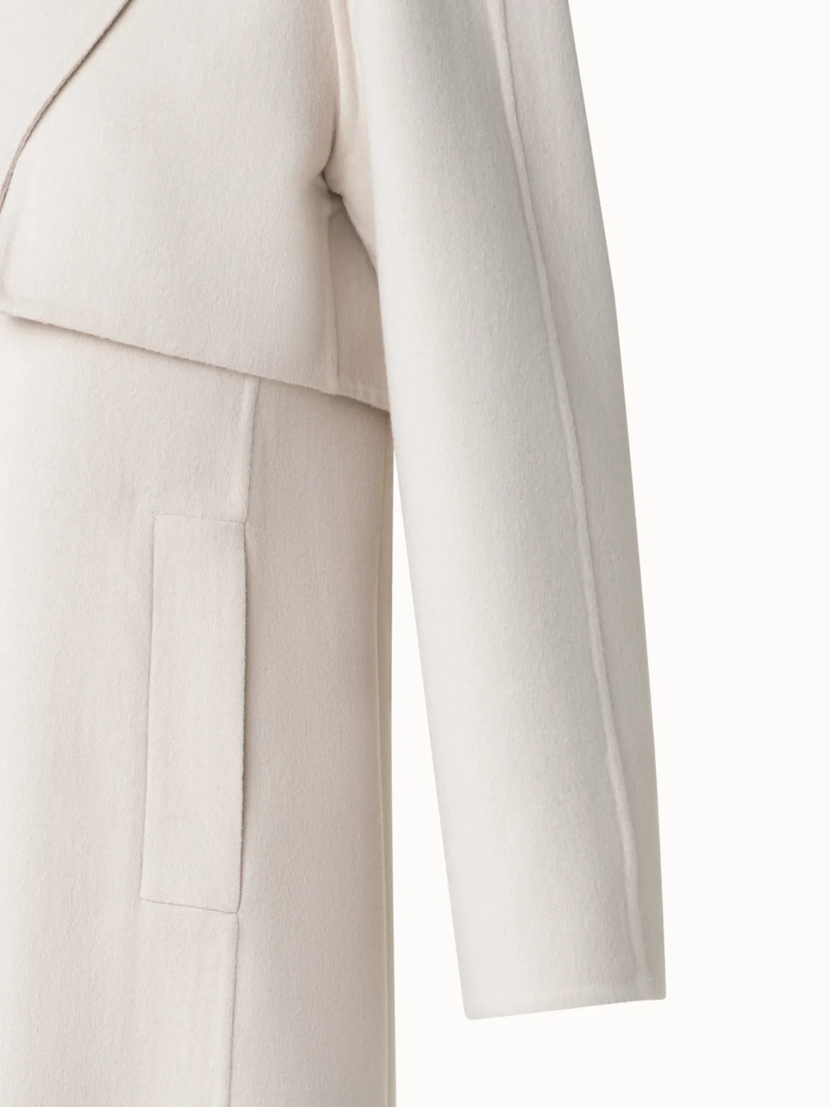 Duo Coat - Wool Vest and Bolero Jacket Akris