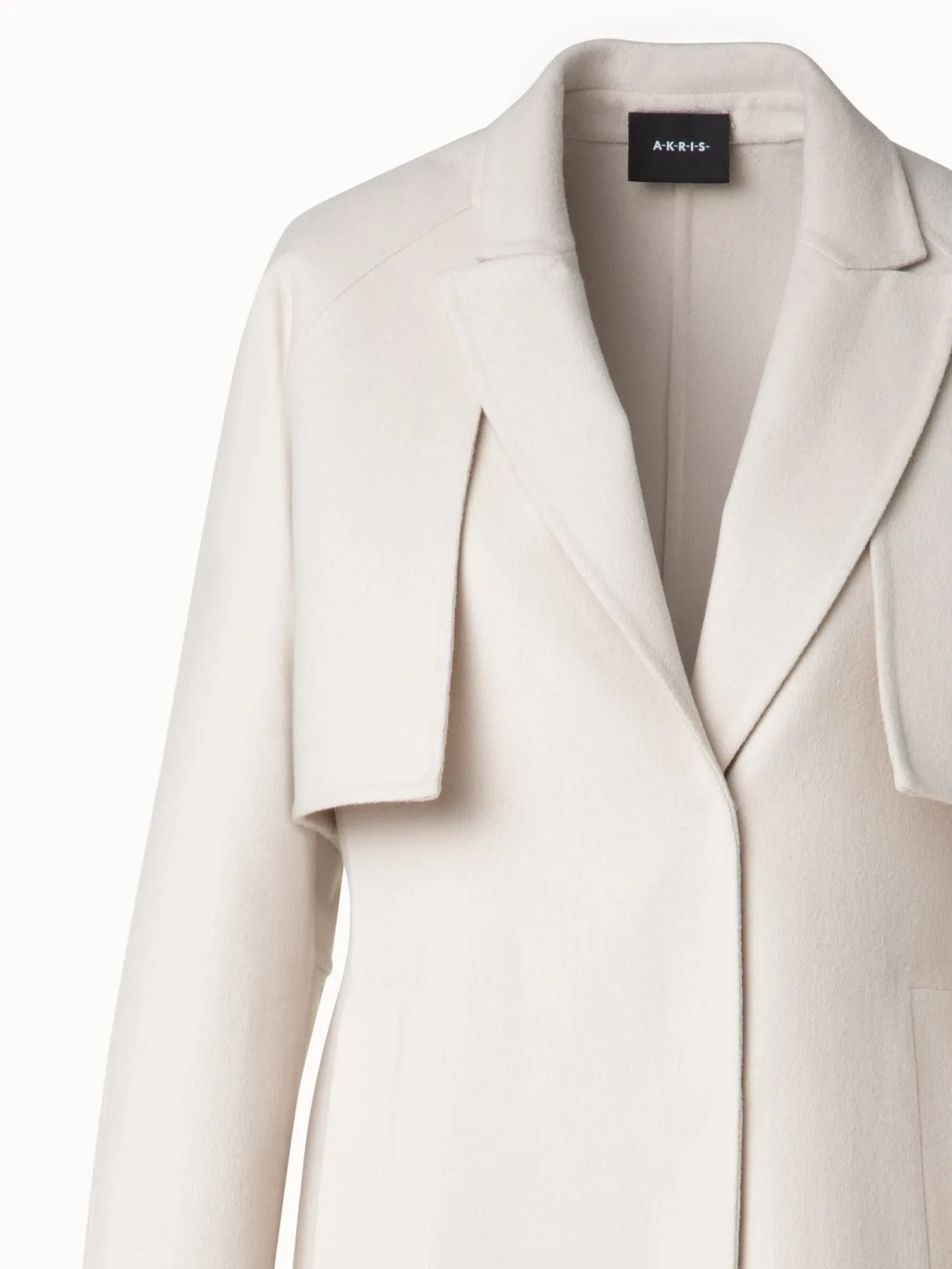 Duo Coat - Wool Vest and Bolero Jacket Akris