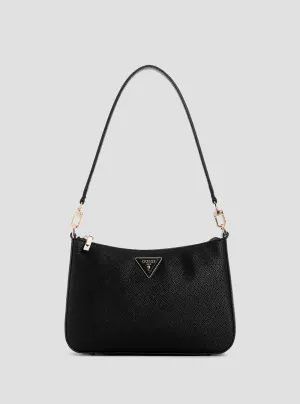 Eco Black Jazlynn Shoulder Bag Guess