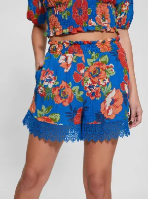 Eco Blue Abigail Gauze Short Guess