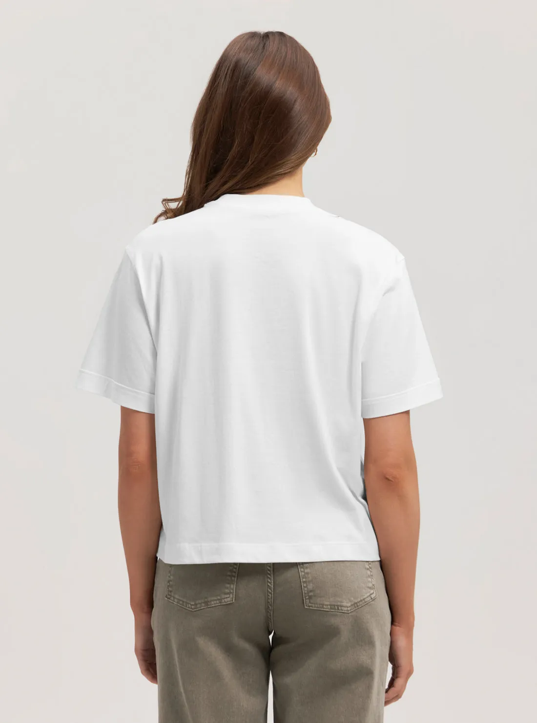 Eco White Logo T-Shirt Guess