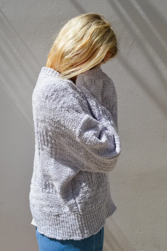 Esmé Studios Lucca Lilac Hint Pullover