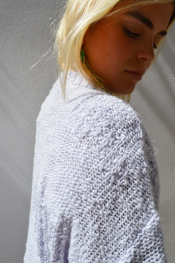 Esmé Studios Lucca Lilac Hint Pullover