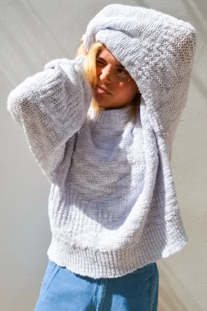 Esmé Studios Lucca Lilac Hint Pullover