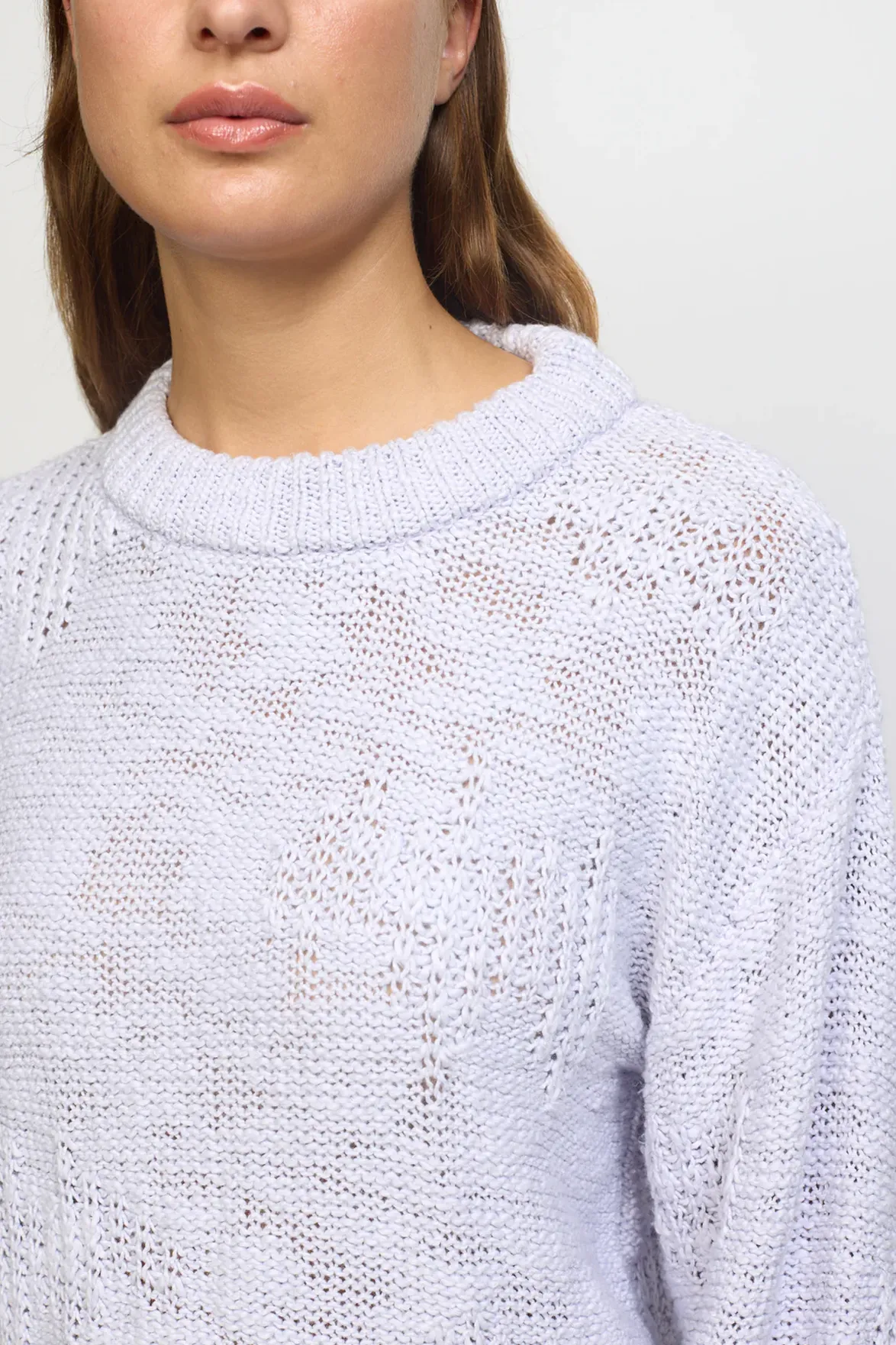 Esmé Studios Lucca Lilac Hint Pullover