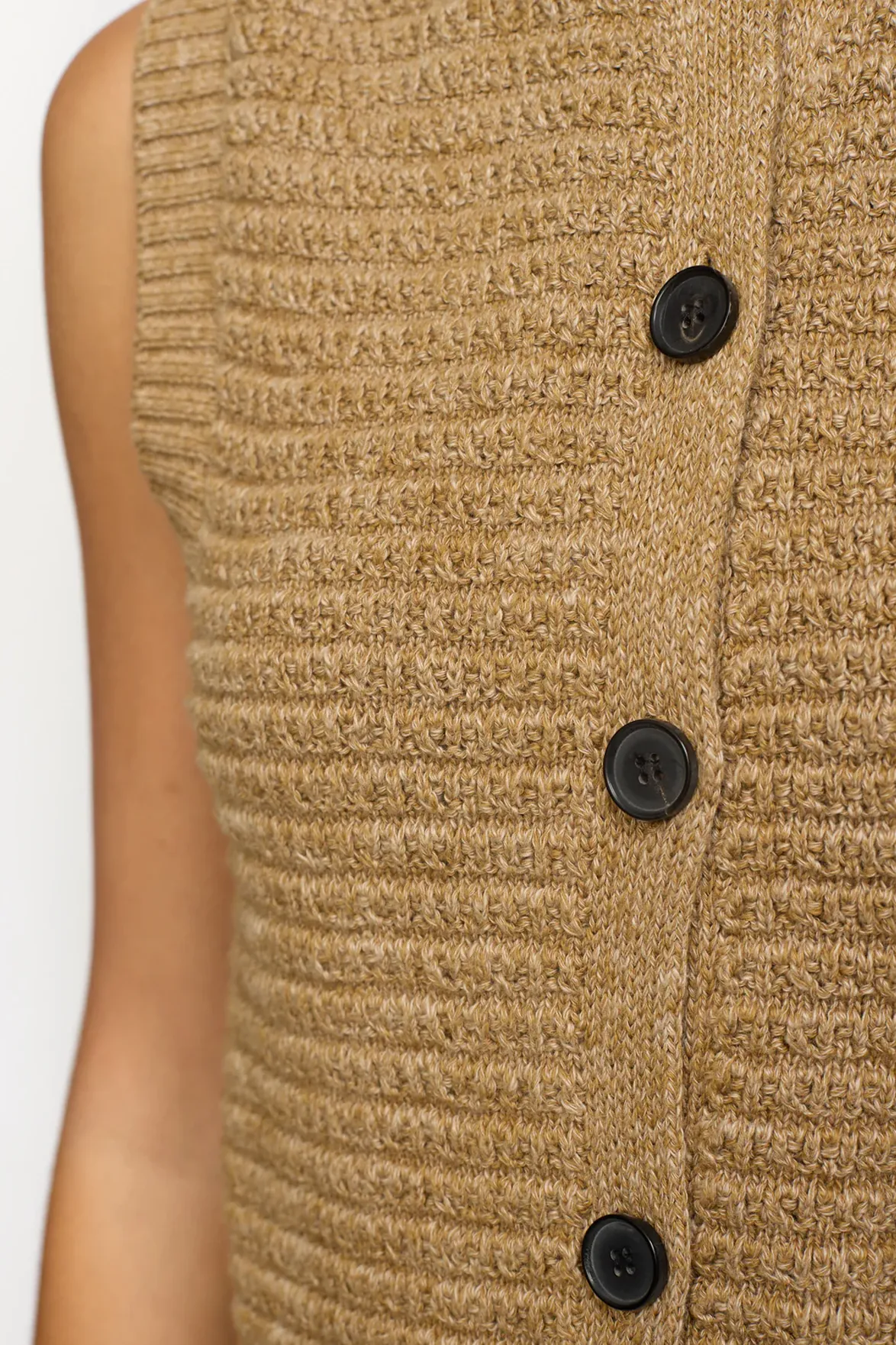 Esmé Studios Saga Incense Melange Knit Vest