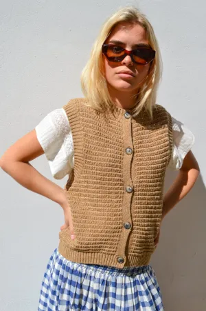 Esmé Studios Saga Incense Melange Knit Vest