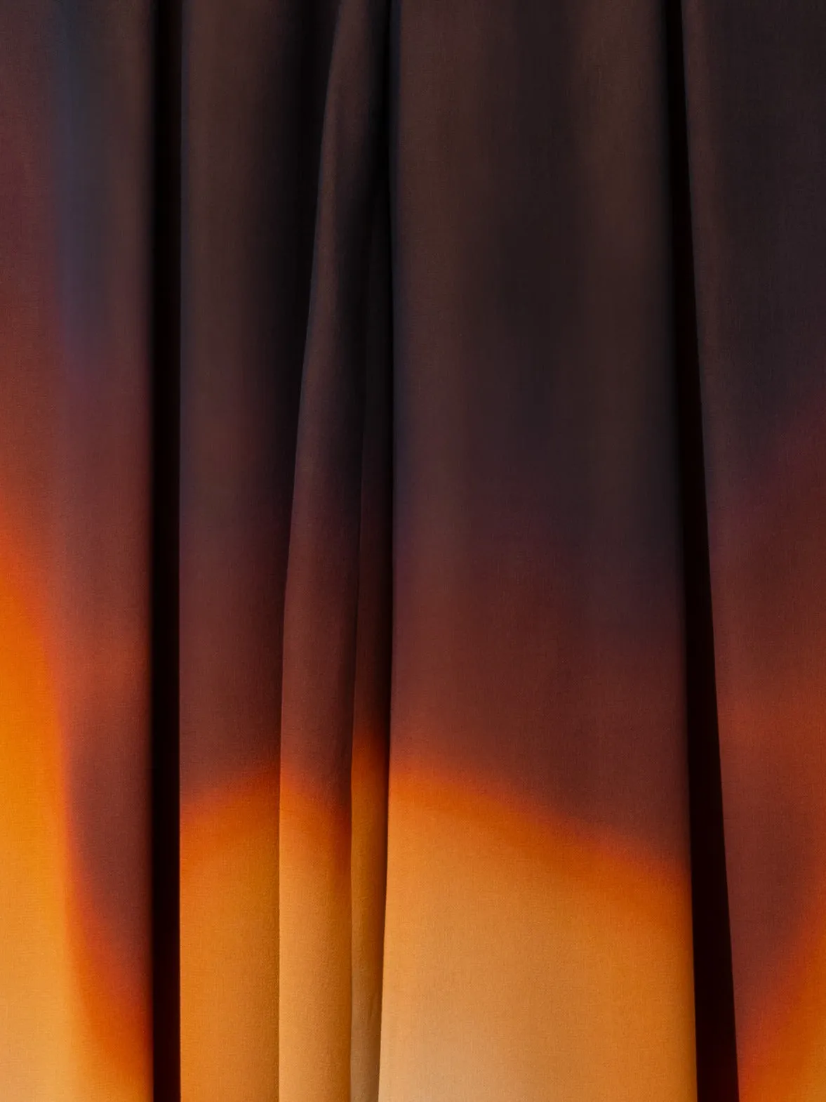 Extra Wide Palazzo Silk Autumn Twilight Pants Akris