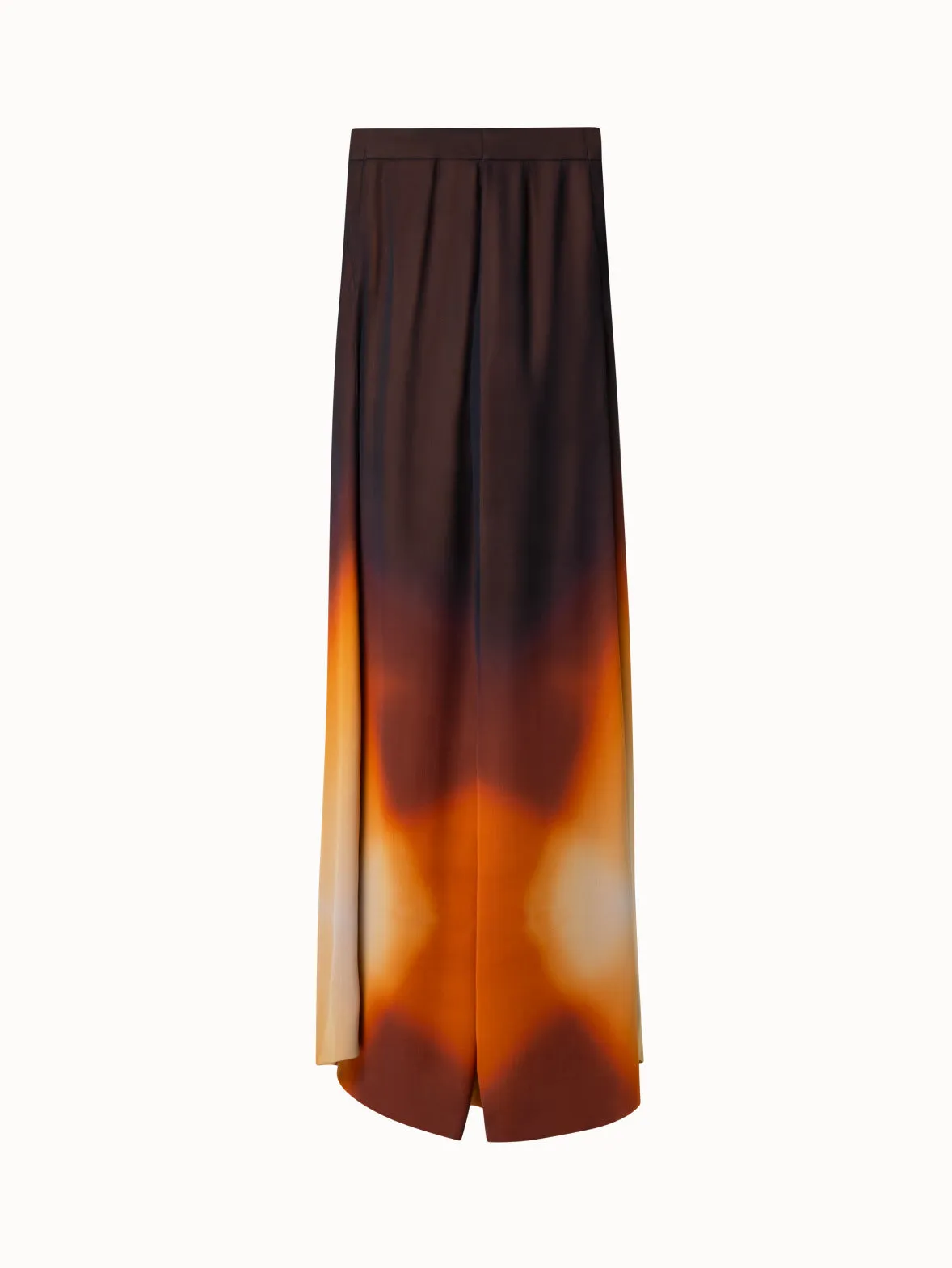 Extra Wide Palazzo Silk Autumn Twilight Pants Akris